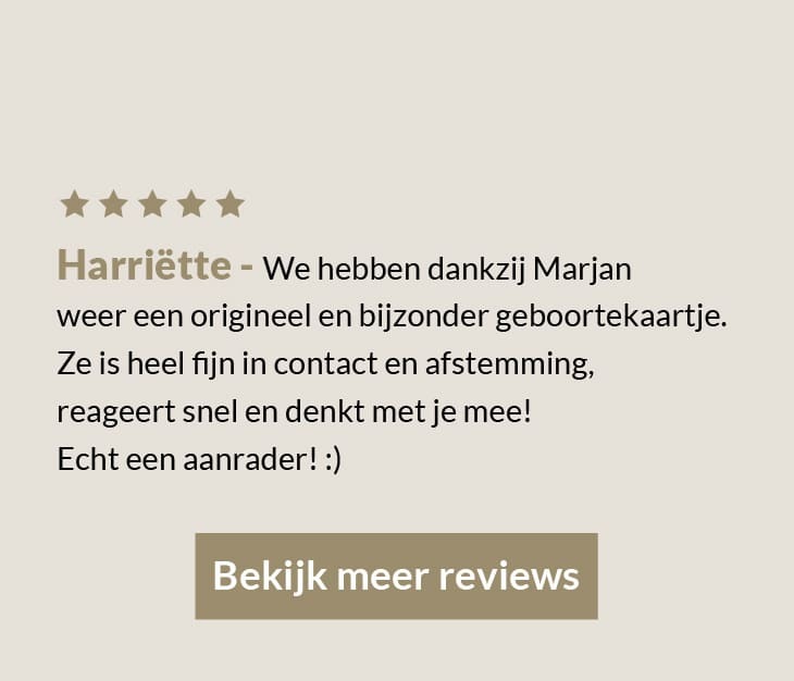 BrievenbusDroom Review Geboortekaartjes