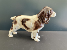 Goebel porselein: Spaniel CH623 hoog 14 cm breed 20 cm