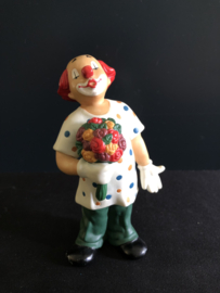 Goebel porselein: Happy Clowns Franz 11 cm hoog / Kasper & Co. 11 cm hoog / Topolino 12 cm hoog