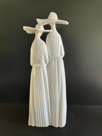 Lladro porselein: Nuns / Monjas Fulgencio Garcia 1969-2016 hoog 34 cm 01004611