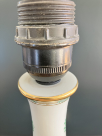 Herend porselein: Grote lamp met kap 6436/AV  Apponyi Groen hoogte met kap 49 cm