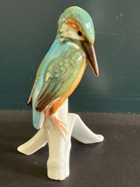 Goebel porselein: ijsvogel CV58 hoog 10 cm glans uitvoering