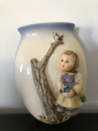 Originele Hummel 360/C Wandvase / Wall Vase Mädchen / Girl 11,5 x 15 cm TMK-6 1979-1991