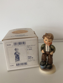 Originele Hummel 2051/B Spielst' mit mir? / Let's Play 9 cm TMK-7 1991-2000 First Issue 1998 met doos