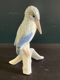 Goebel porselein: ijsvogel CV58 hoog 10 cm grijs/blauw glans uitvoering