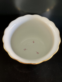 Herend porselein: cachepot 7604/AP decor Apponyi Rood hoog 9 cm doorsnede 13 cm