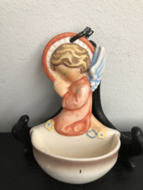 Originele Hummel 91/A Weihkessel / Holy Water Font Engel, links schauend / Angel Facing Left 12 cm TMK-7