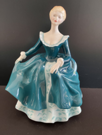 Royal Doulton porselein: beeld 'Janine' HN2461 hoog 20 cm gesigneerd