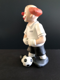 Goebel porselein: Happy Clowns Lucky 19 cm lang en 11,5 cm hoog / Franz 17 cm hoog