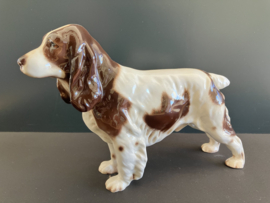 Goebel porselein: Spaniel CH623 hoog 14 cm breed 20 cm
