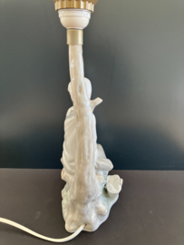 Lladro porselein: New Shepherdess Lamp / Pastora Nueva Lampara Fulgencio Garcia 1969-1976 hoog 28 cm / 46 cm