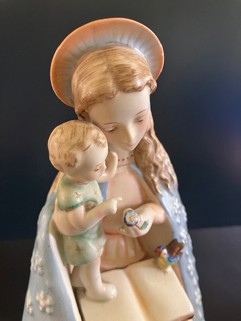 VERKOCHT Originele Hummel 10/1 Blumenmadonna / Flower Madonna 21 cm hoog TMK-2 1950-1959