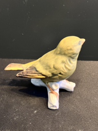 Goebel porselein: Groenling 38026 hoog 7 cm matte uitvoering