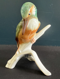 Goebel porselein: ijsvogel CV58 hoog 10 cm glans uitvoering