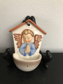 Originele Hummel 75 Weihkessel / Holy Water Font Weisser Engel / White Angel 9 cm TMK-7