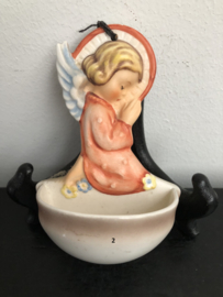 Originele Hummel 91/B Weihkessel / Holy Water Font Engel, rechts schauend / Angel Facing Right 12 cm TMK-7