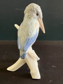 Goebel porselein: ijsvogel CV58 hoog 10 cm grijs/blauw glans uitvoering