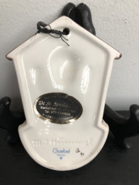 Originele Hummel 75 Weihkessel / Holy Water Font Weisser Engel / White Angel 9 cm TMK-7