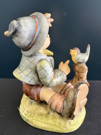 Originele Hummel 413 Ein frohes Lied / Whistler's Duet 11 cm TMK-7 1991-2000 First Issue 1992