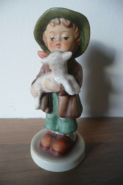 Hummel Figurine, 68/0 Lost Sheep (Boy with Lamb), 5.5 H 