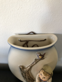 Originele Hummel 360/C Wandvase / Wall Vase Mädchen / Girl 11,5 x 15 cm TMK-6 1979-1991