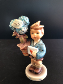 Originele Hummel 539 Eine gute Nachricht / Good News 11,5 cm TMK-7 1991-2000 125-jarig bestaan incl. doos