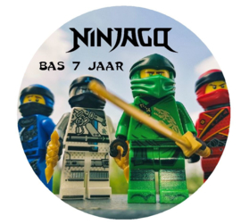 eetbare print, ninjago 20 cm