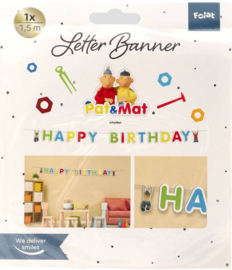 letterslinger happy birthday, buurman en buurman