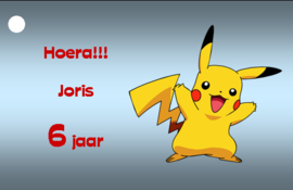 traktatiekaartje "pokémon", per 10 stuks