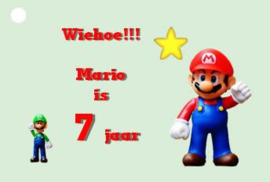 traktatiekaartje Mario, per 10 stuks