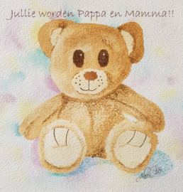 wenskaart teddybeer