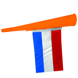 toeter met vlag