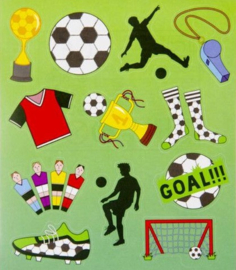 stickervel voetbal