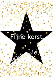 kerstkaart fijne kerst, per 4 stuks