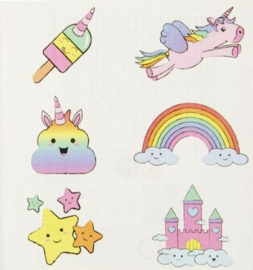 fun tattoo's, unicorn