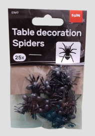tafeldecoratie spinnen, 25 stuks