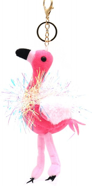 sleutelhanger flamingo donker