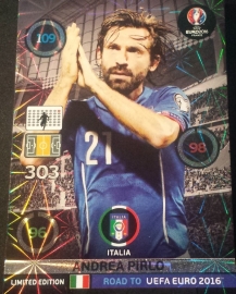 Panini Adrenalyn XL Road to France Limited Card PIRLO