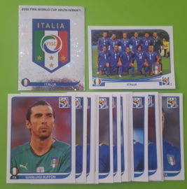 World Cup 2010 Complete Team Set Italy