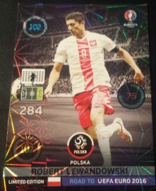 Panini Adrenalyn XL Road to France 16 Limited Card LEWANDOWSKI