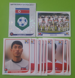 World Cup 2010 Complete Team Set North Korea