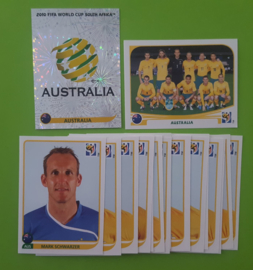 World Cup 2010 Complete Team Set Australia