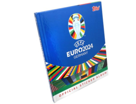 Topps UEFA EURO 2024 Hardcover Album BLAUW inter PRE-ORDER