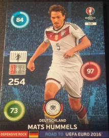 Panini Adrenalyn XL Road to France Defensive Rock  HUMMELS