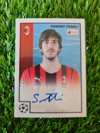 Topps Heritage Merlin 97 Sandro Tonali Autograph #10/49