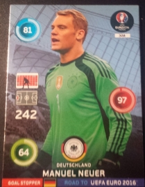 Panini XL Adrenalyn Road to France 16 GOALSTOPPER NEUER