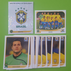 World Cup 2010 Complete Team Set Brasil