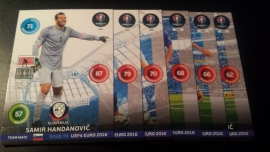 Panini Adrenalyn XL Road to France 16 Complete Team Mates SLOVENIE