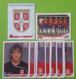 World Cup 2010 Complete Team Set Serbia