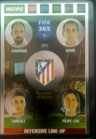 394 Defensive Line-Up ATLETICO MADRID